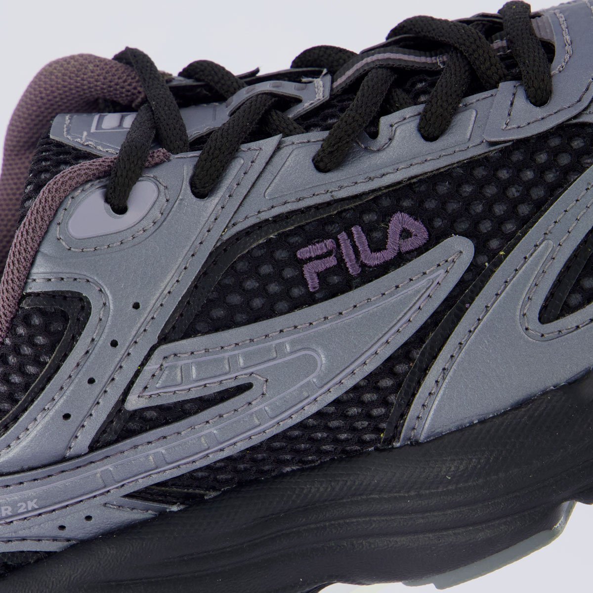 Tenis Fila Runner 2K Feminino Preto Preto/Prata 7