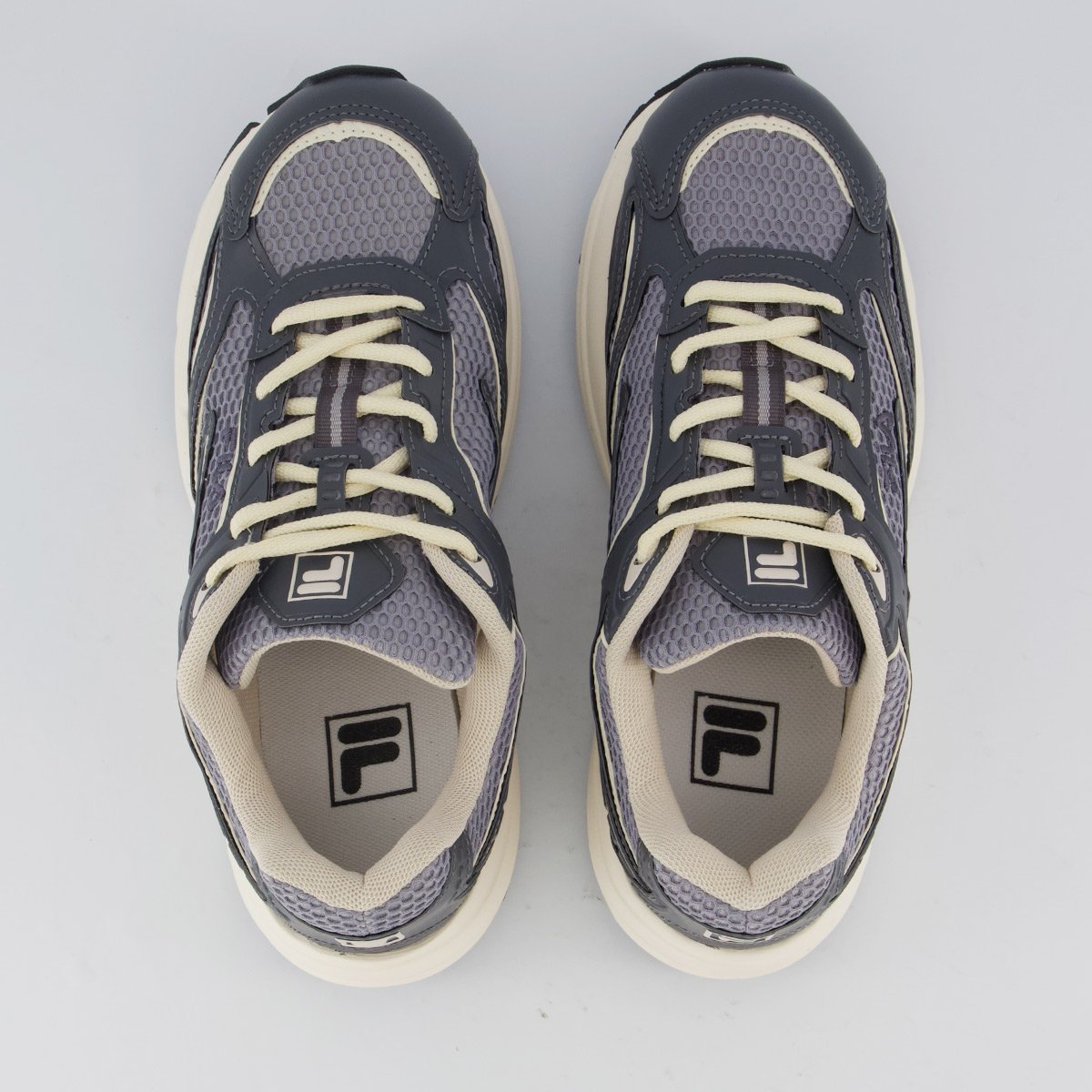 Tenis Fila Runner 2K Feminino Cinza e Bege Cinza 4