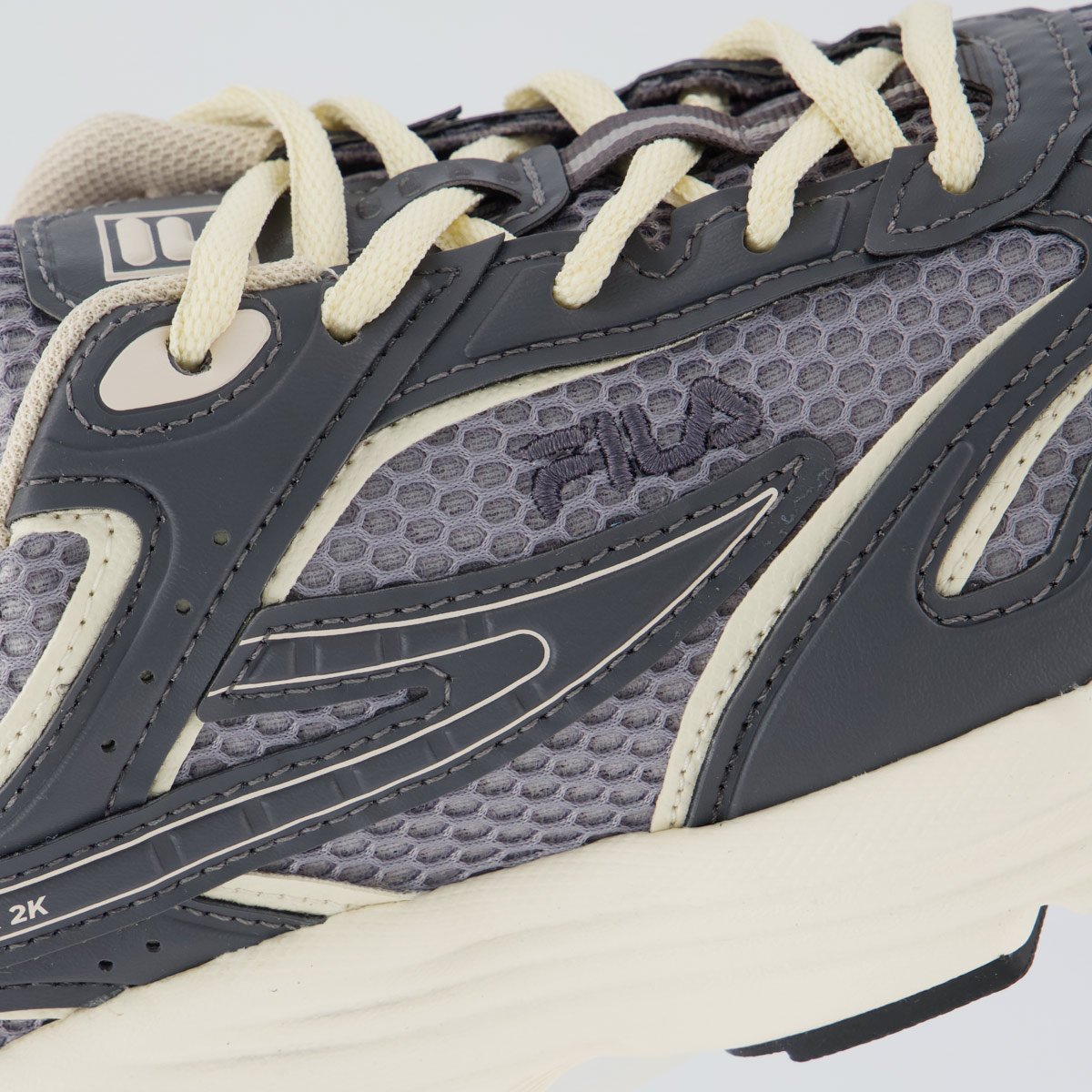 Tenis Fila Runner 2K Feminino Cinza e Bege Cinza 7