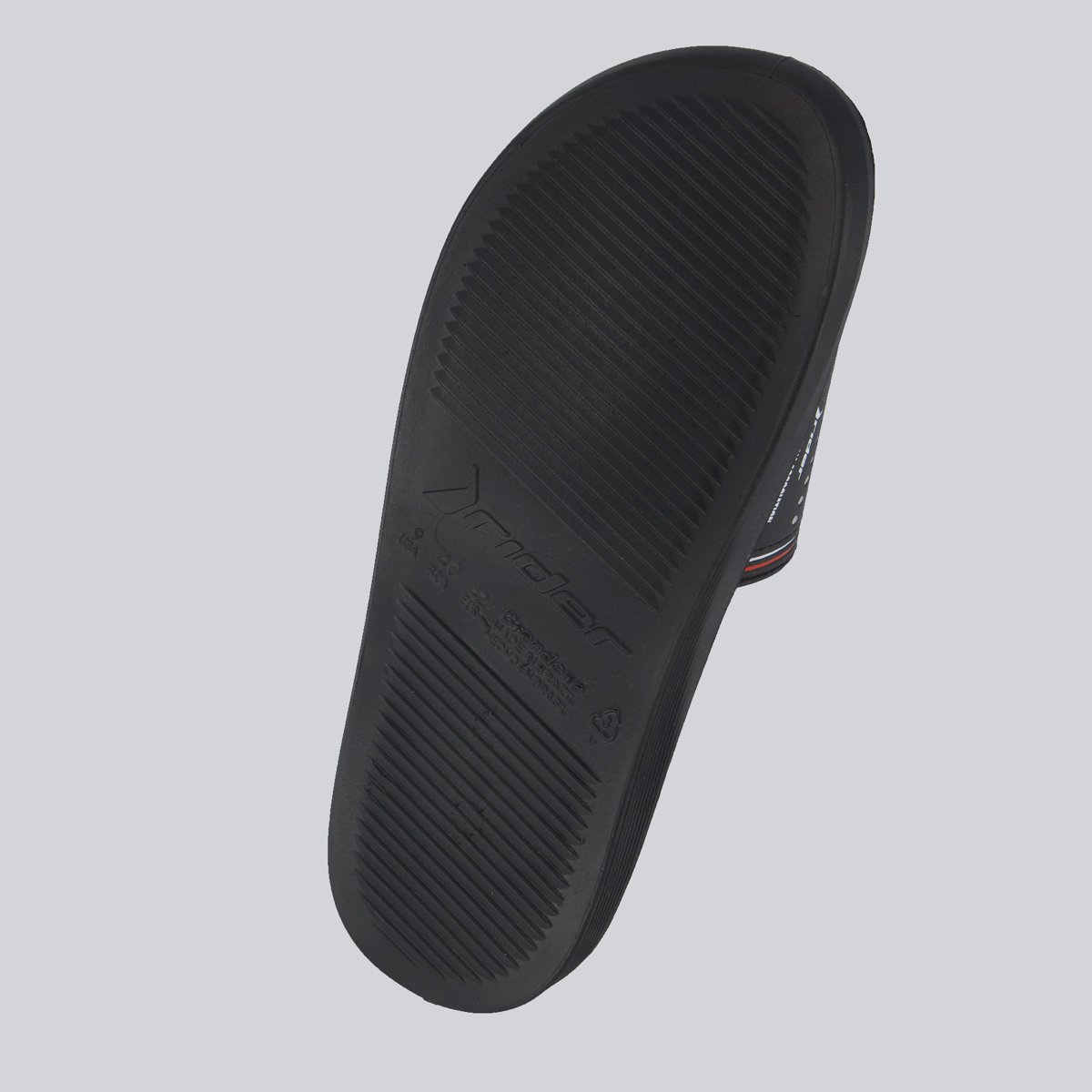 Chinelo Rider Slide Pump NBA Chicago Bulls III Preto e Vermelho Preto 5