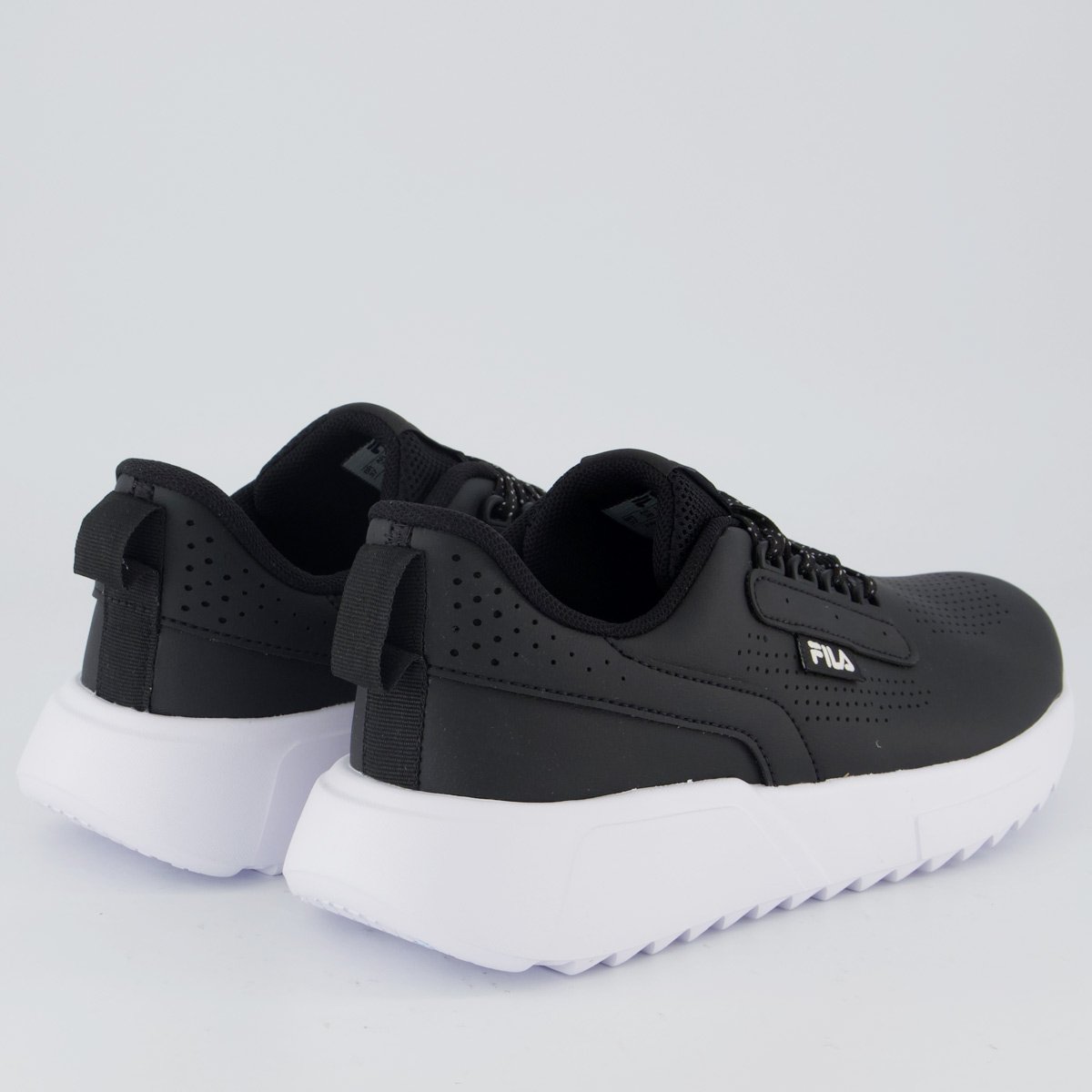 Tenis Fila Freestyle II Feminino Preto e Branco Preto 3