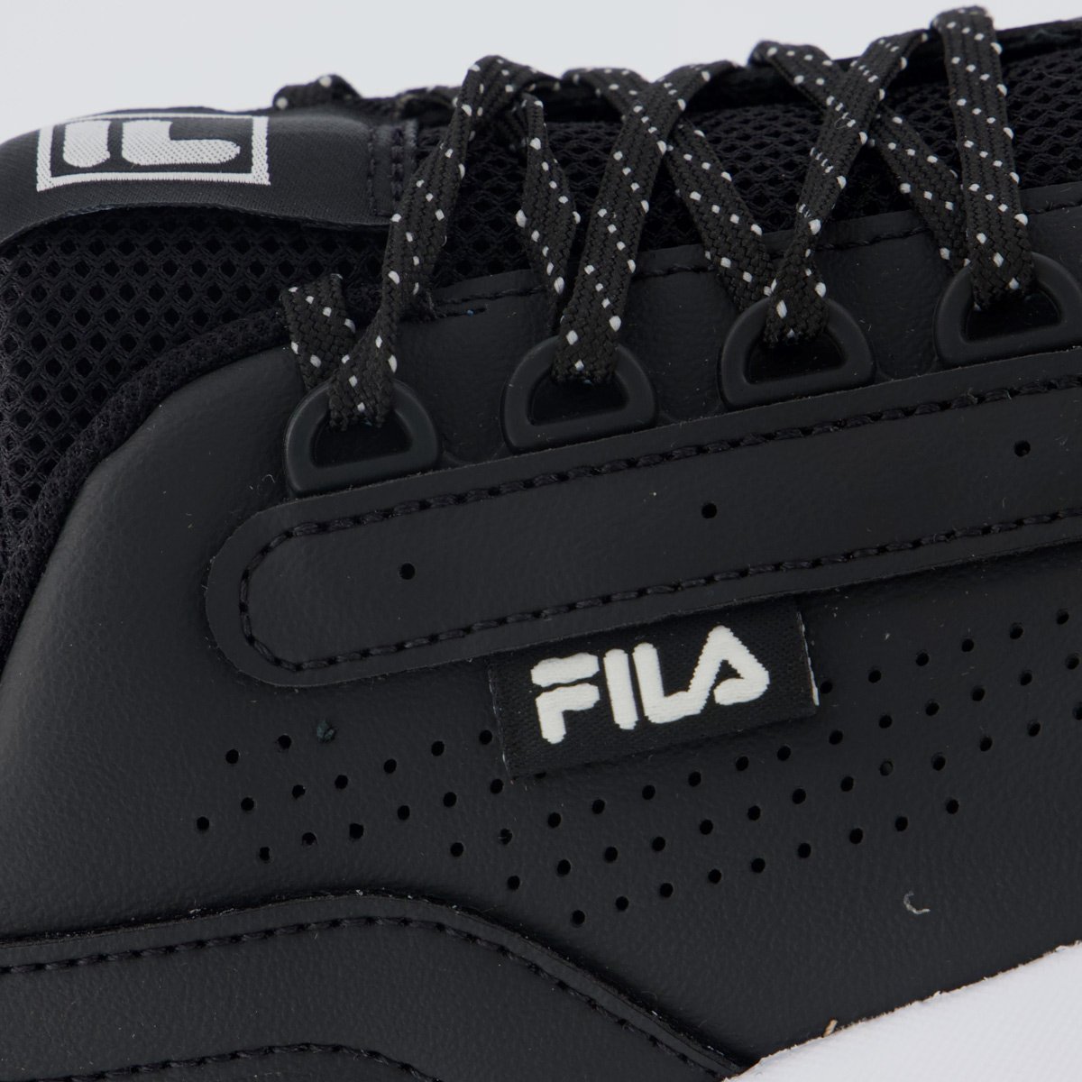 Tenis Fila Freestyle II Feminino Preto e Branco Preto 7