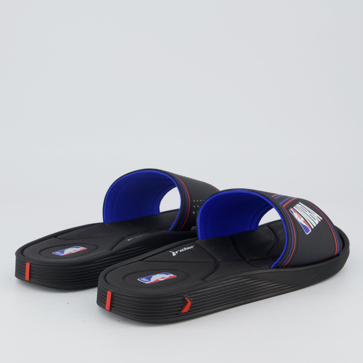 Chinelo Rider Slide Pump NBA III Preto Preto 4