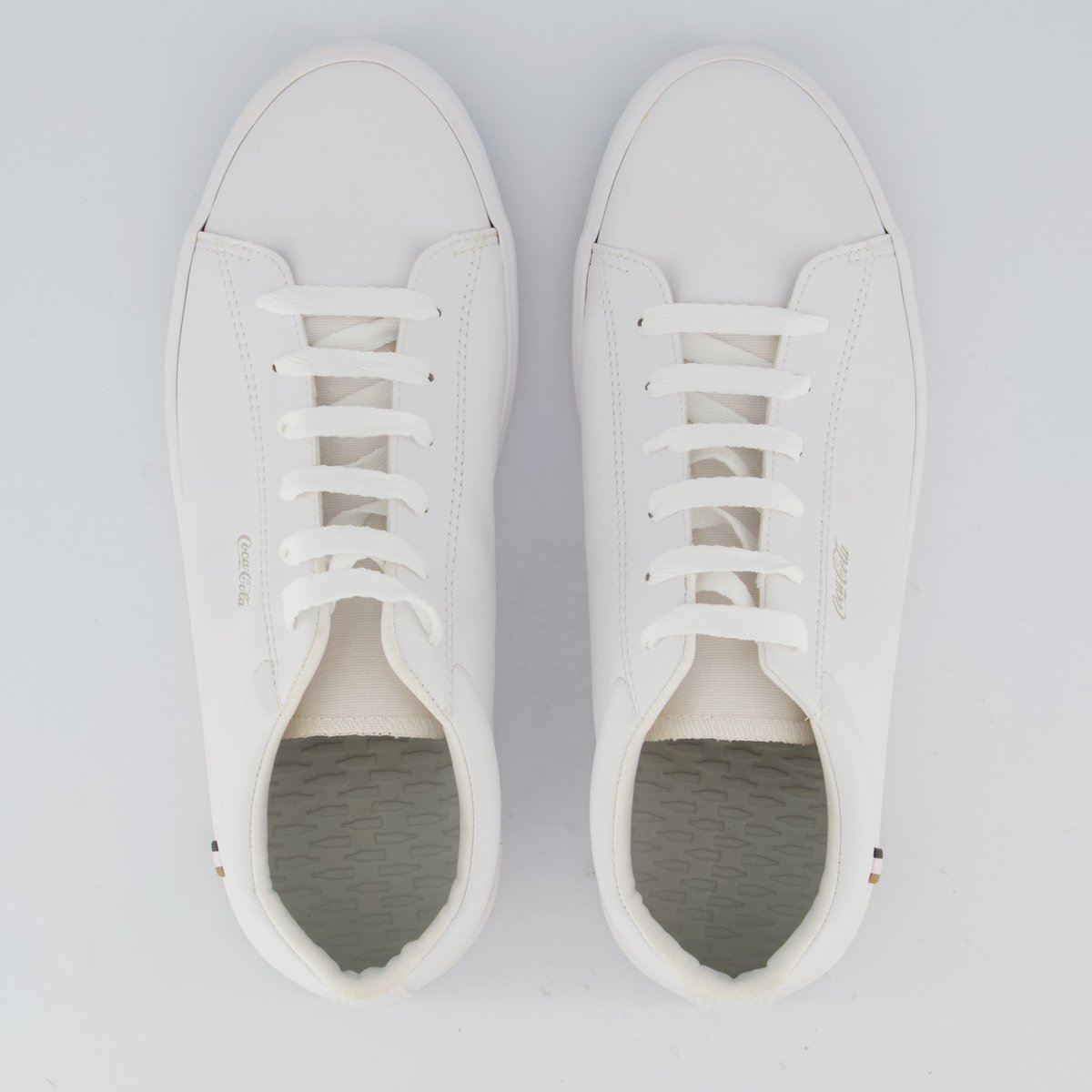 Tênis Coca Cola Torino Branco Branco 4