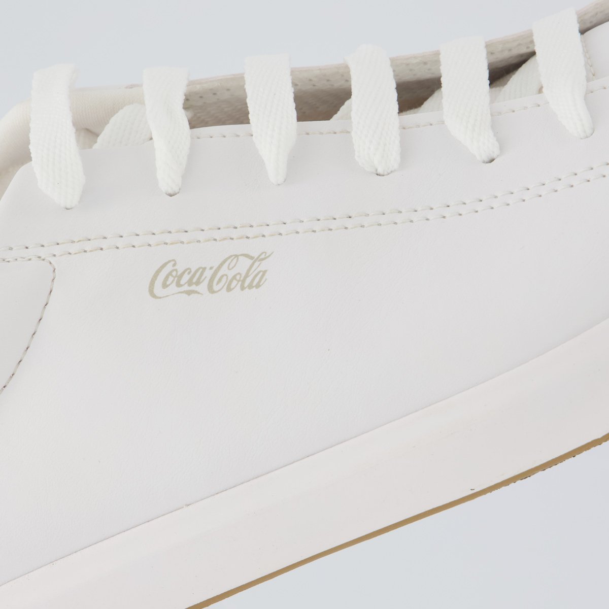 Tênis Coca Cola Torino Branco Branco 7