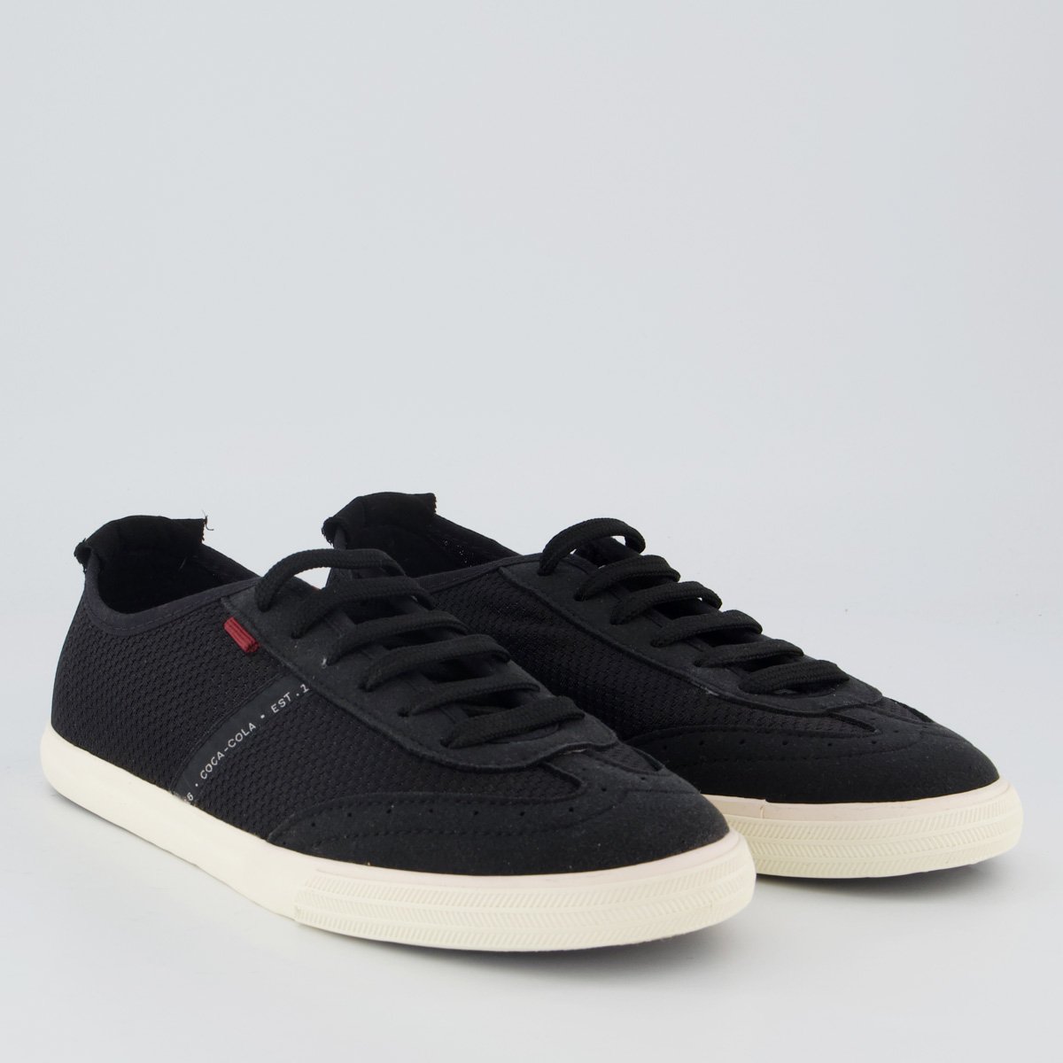 Tênis Coca Cola Glint Feminino Preto Preto 2