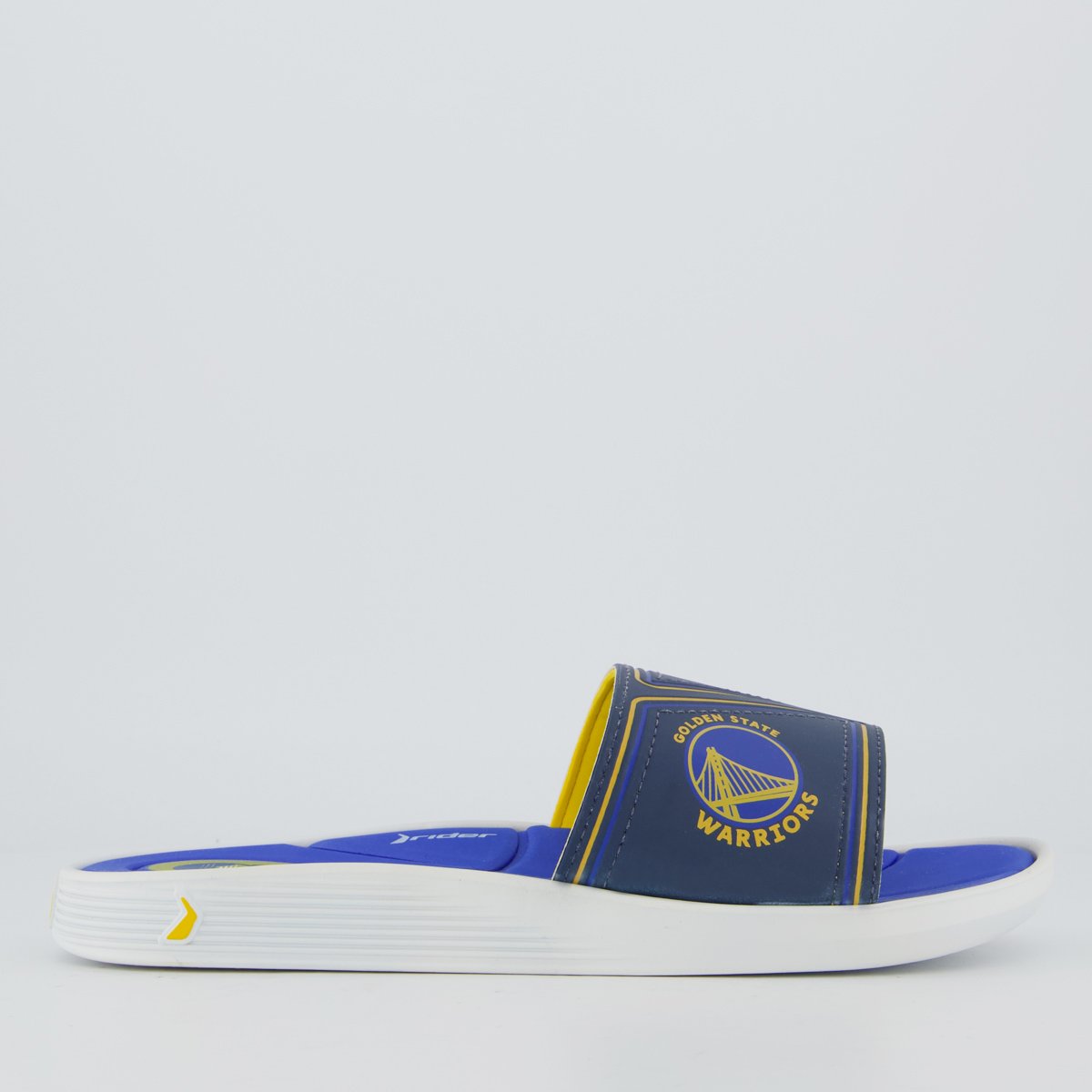 Chinelo Rider Slide Pump NBA Golden State Warriors III Azul e Branco Azul 2
