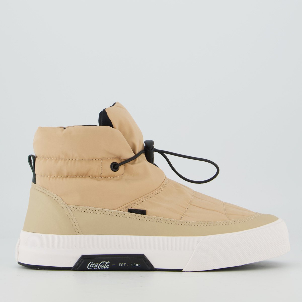 Tênis Coca Cola Dublin Puffer Feminino Bege