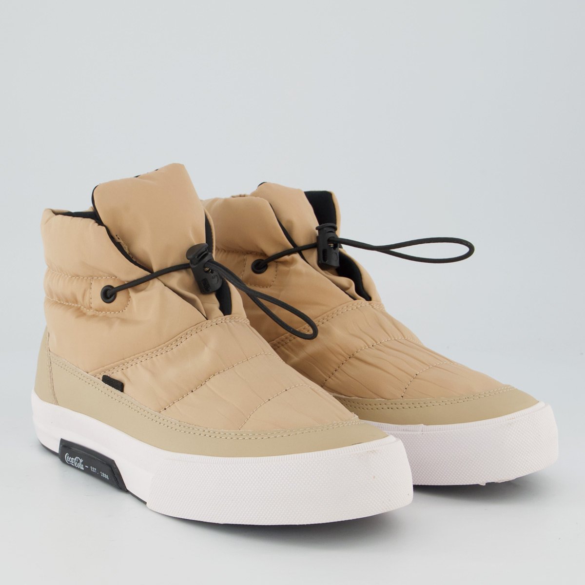 Tênis Coca Cola Dublin Puffer Feminino Bege Bege 2