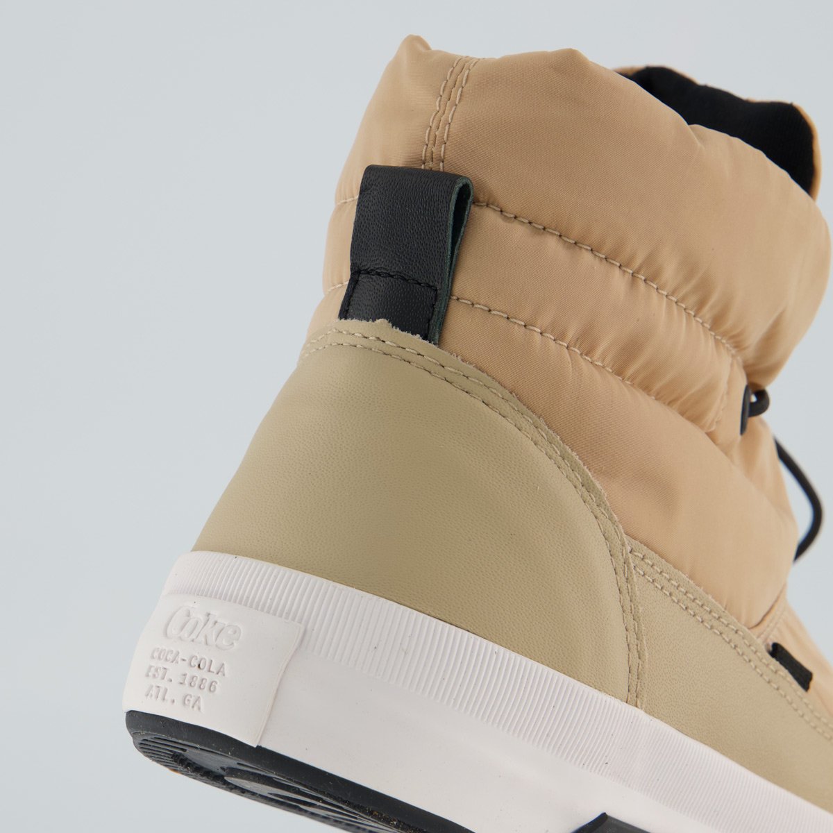 Tênis Coca Cola Dublin Puffer Feminino Bege Bege 6