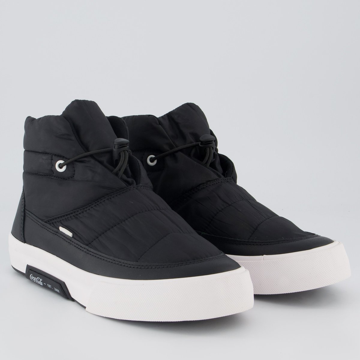 Tênis Coca Cola Dublin Puffer Feminino Preto Preto 2