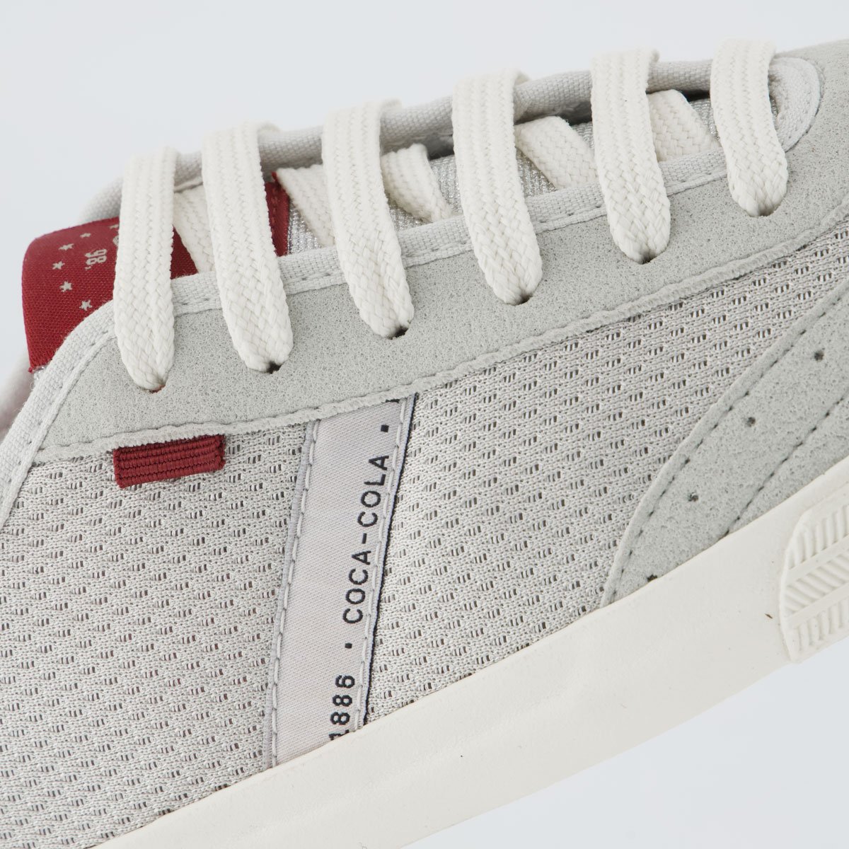 Tênis Coca Cola Glint Feminino Cinza Cinza 7