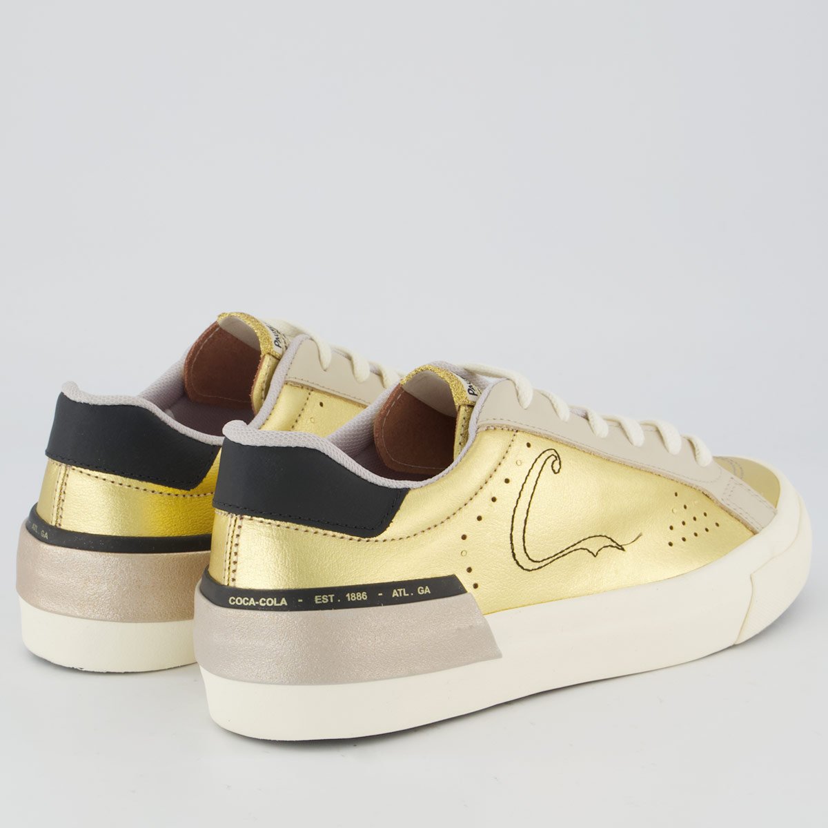 Tênis Coca Cola Lavine Feminino Dourado Dourado 3