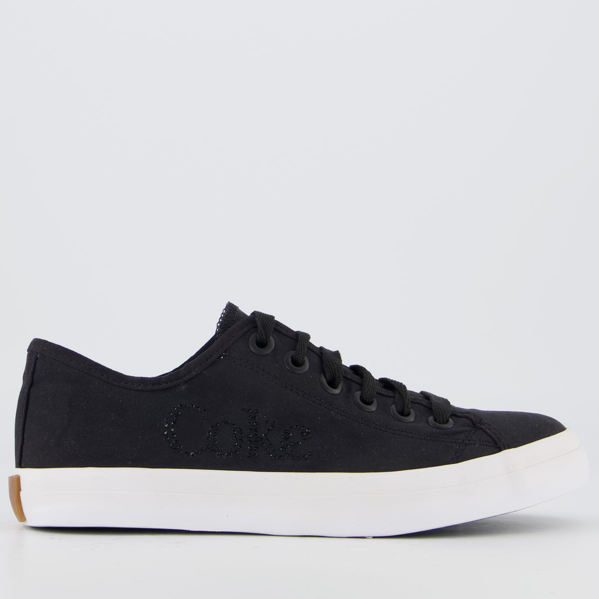 Tênis Coca Cola Stream Twill Feminino Preto