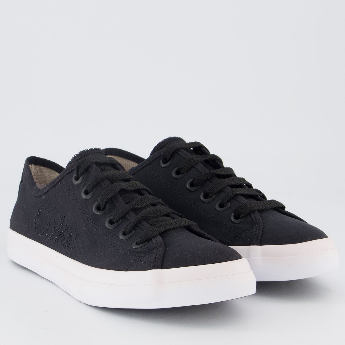 Tênis Coca Cola Stream Twill Feminino Preto Preto 2