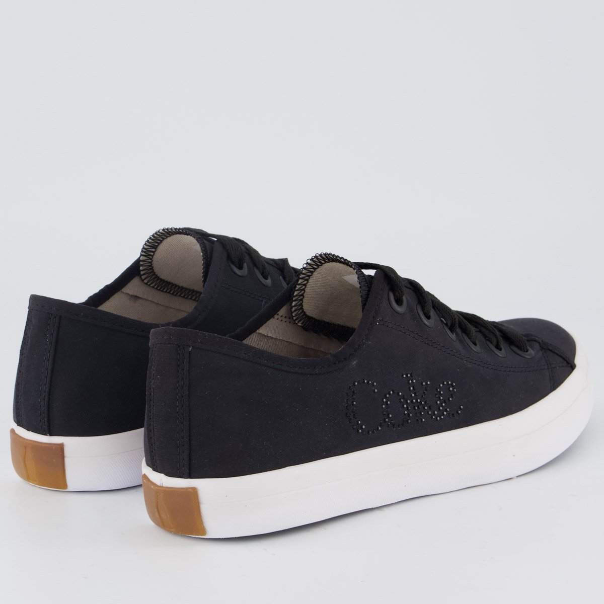 Tênis Coca Cola Stream Twill Feminino Preto Preto 3