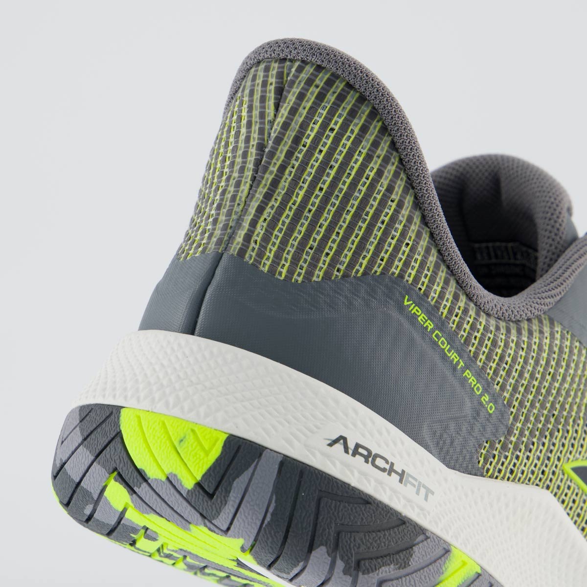 Tênis Skechers Viper Court Pro 2.0 Cinza Cinza/Verde 6