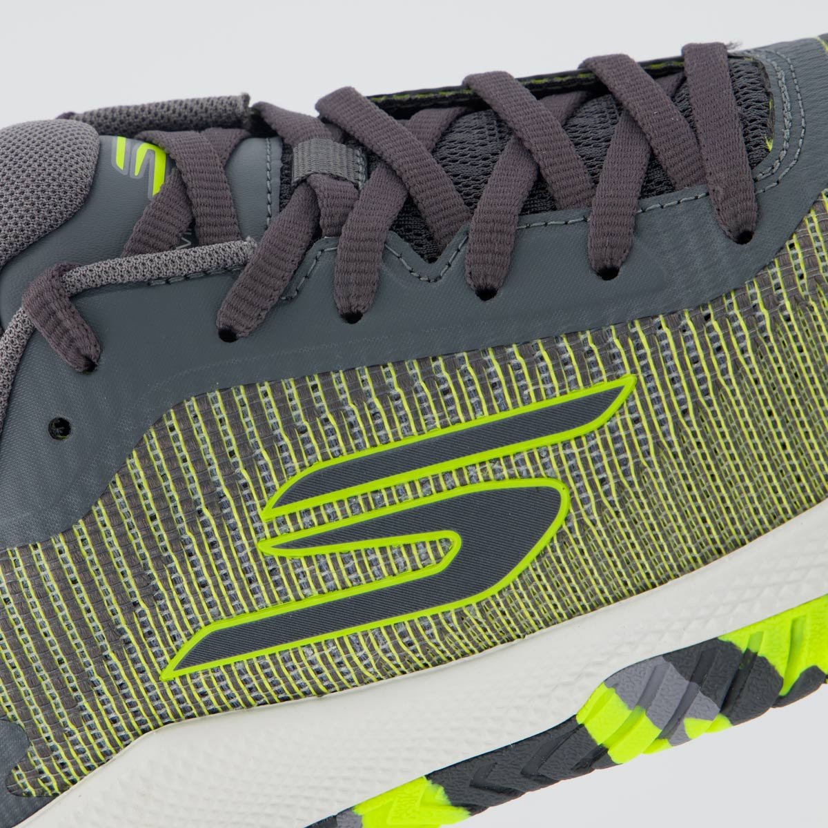 Tênis Skechers Viper Court Pro 2.0 Cinza Cinza/Verde 7