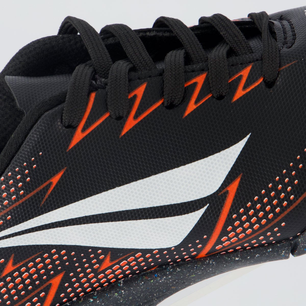 Chuteira Penalty Tornado Y-2 Futsal Juvenil Preta e Branca Preto 7