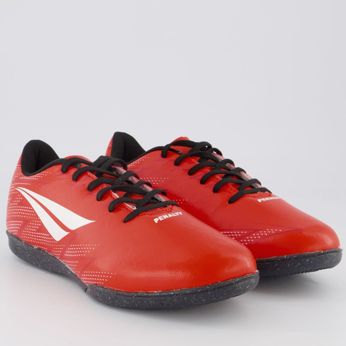 Chuteira Penalty Tornado Y-2 Futsal Vermelha e Branca Vermelho 2