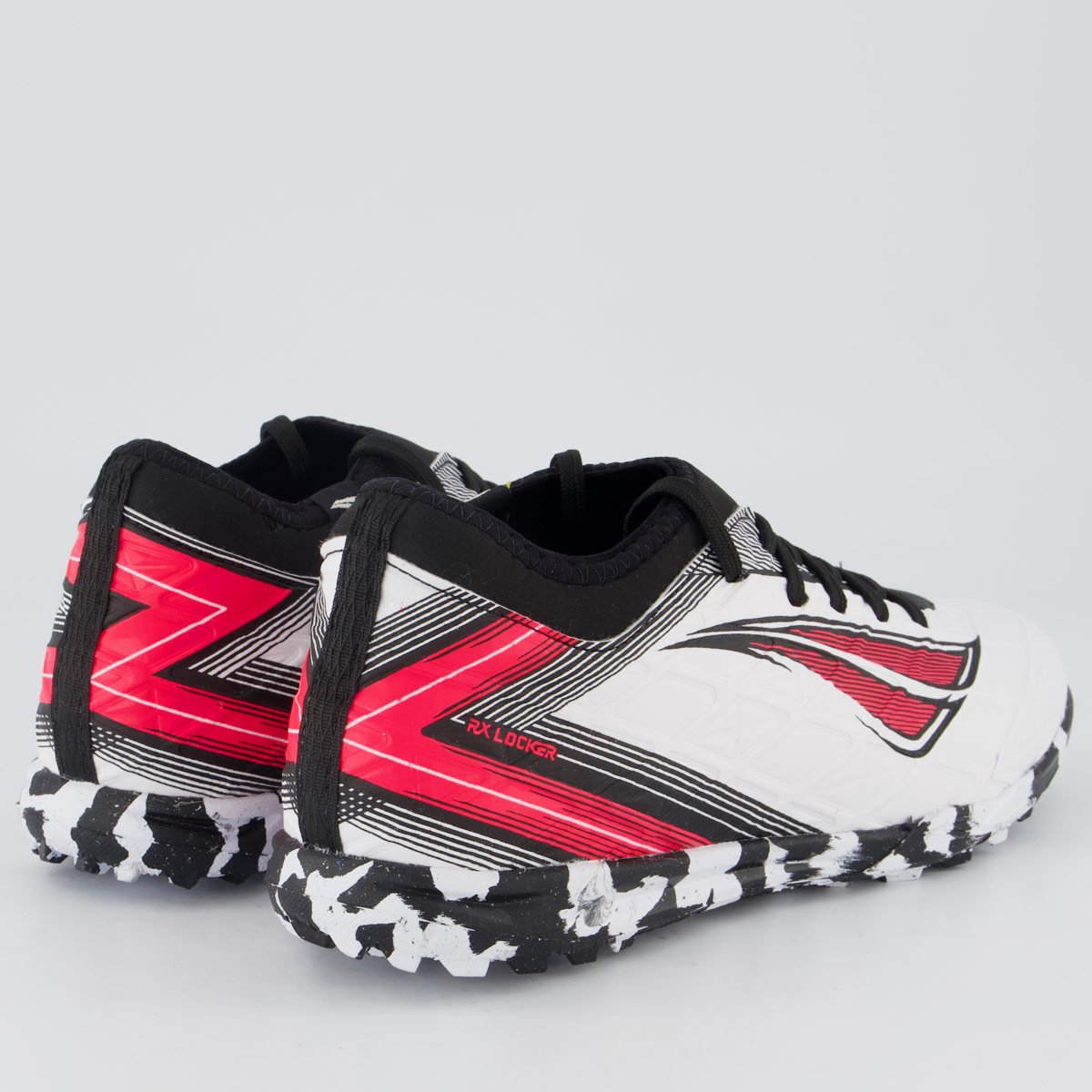 Chuteira Penalty Society RX Locker Y-5 Branca e Preta Branco 3