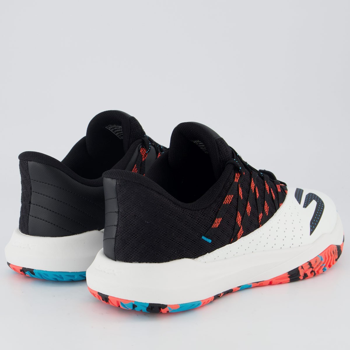 Tênis Skechers Viper Court Rally Preto e Branco Preto 3