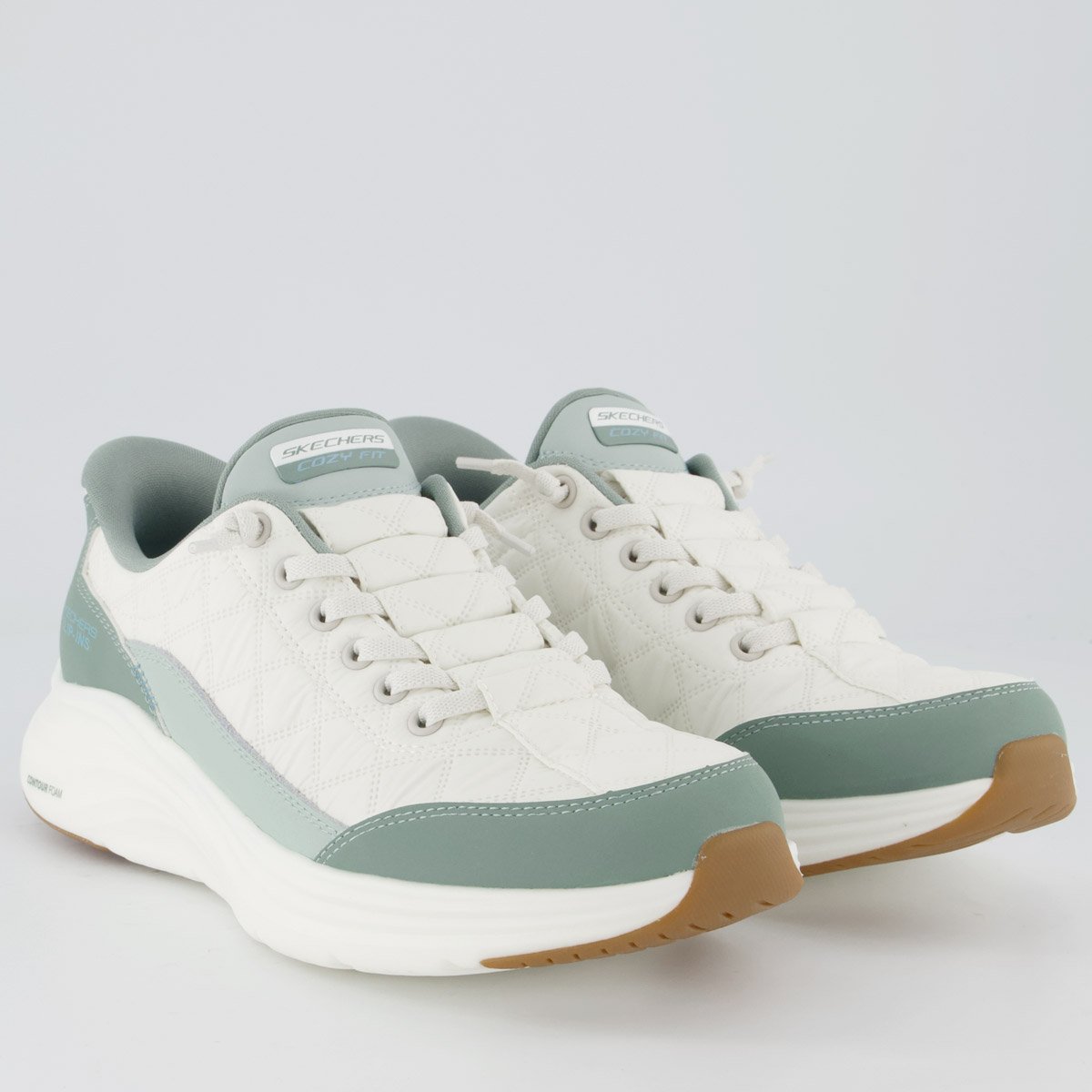 Tênis Skechers Contour Foam Feminino Branco Branco 2