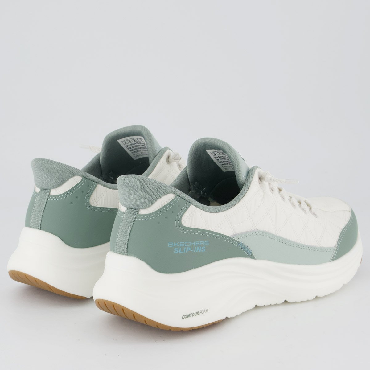 Tênis Skechers Contour Foam Feminino Branco Branco 3