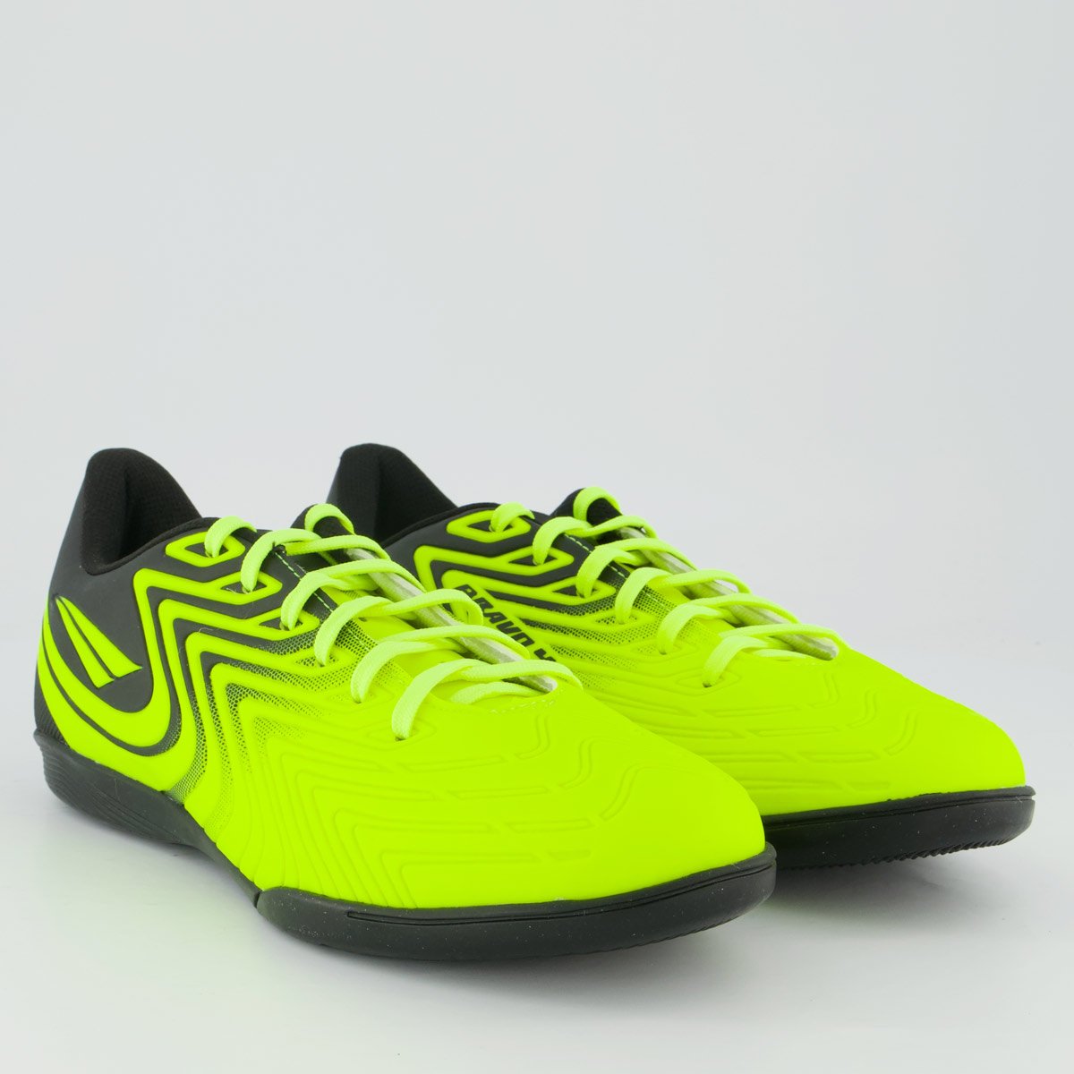 Chuteira Penalty Bravo Y 4.0 Futsal Amarela e Preta Verde 2