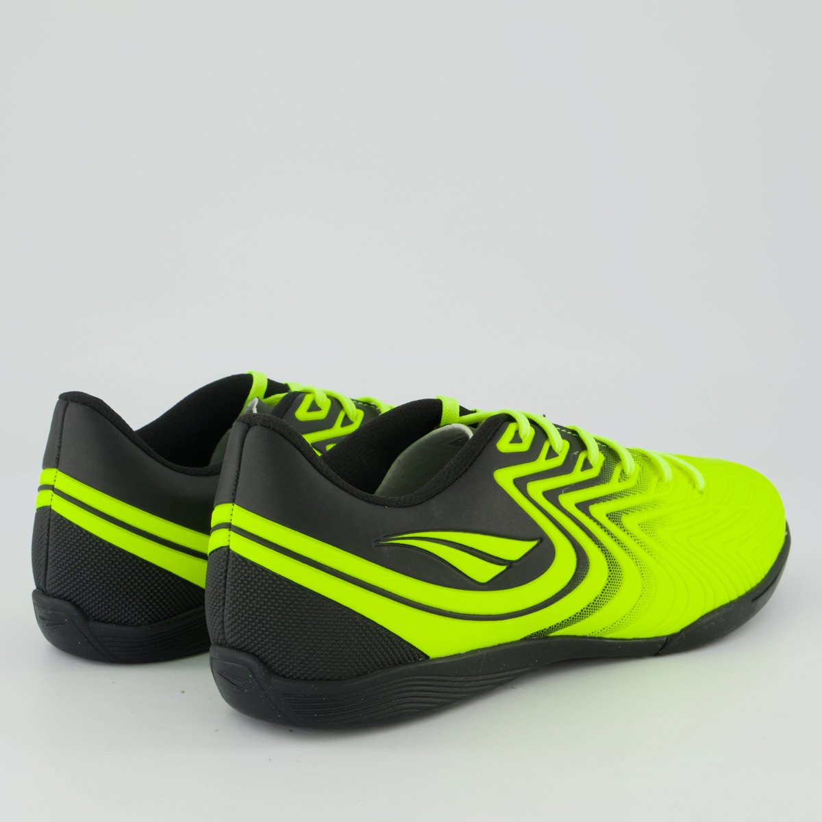 Chuteira Penalty Bravo Y 4.0 Futsal Amarela e Preta Verde 3