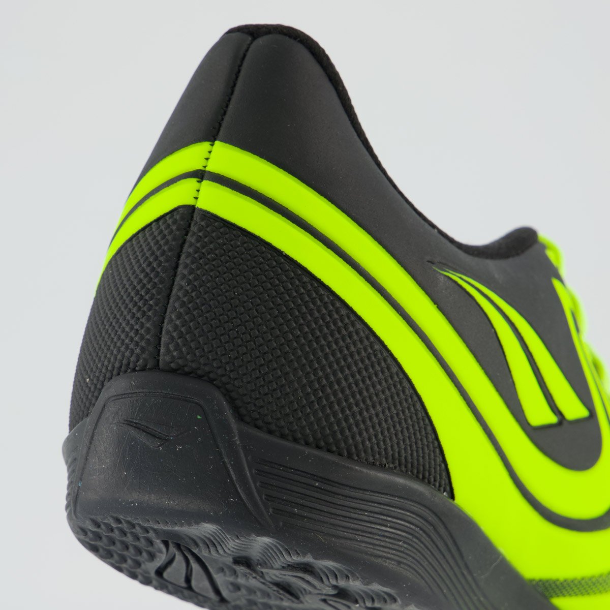 Chuteira Penalty Bravo Y 4.0 Futsal Amarela e Preta Verde 6