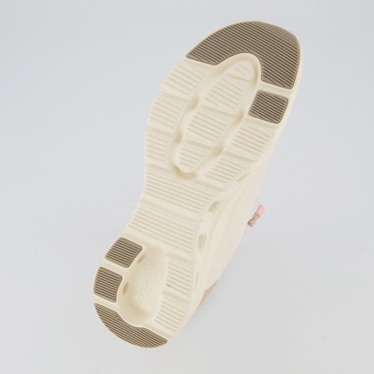 Tênis Skechers Glide-Step Motion Feminino Branco Bege 5