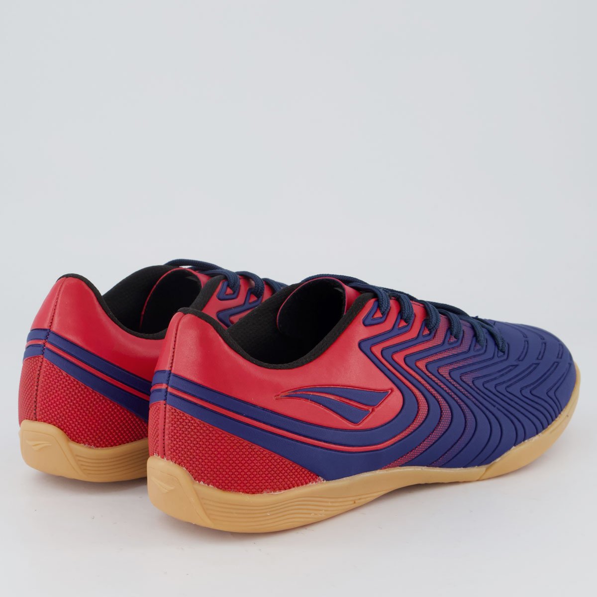 Chuteira Penalty Bravo Y 4.0 Futsal Marinho Azul/Vermelho 3