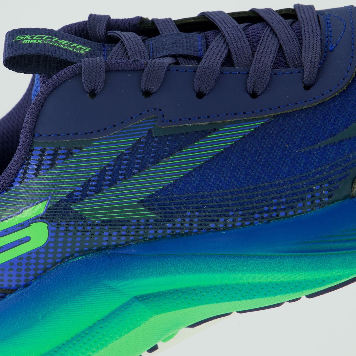 Tênis Skechers Max Cushioning Ascender Infantil Azul Azul 7