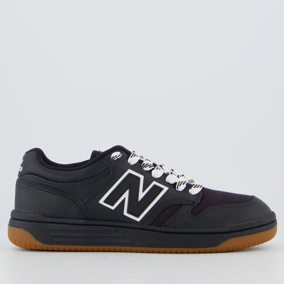Tênis New Balance 480 Low U Preto e Branco