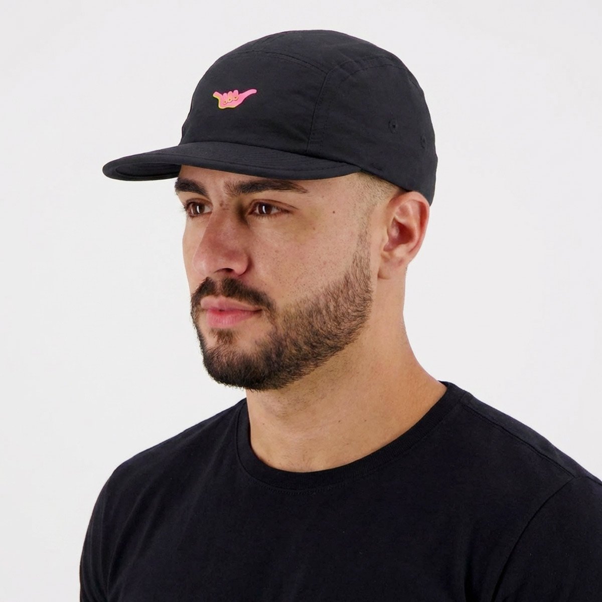 Boné Hang Loose Retrô I Preto Preto 5