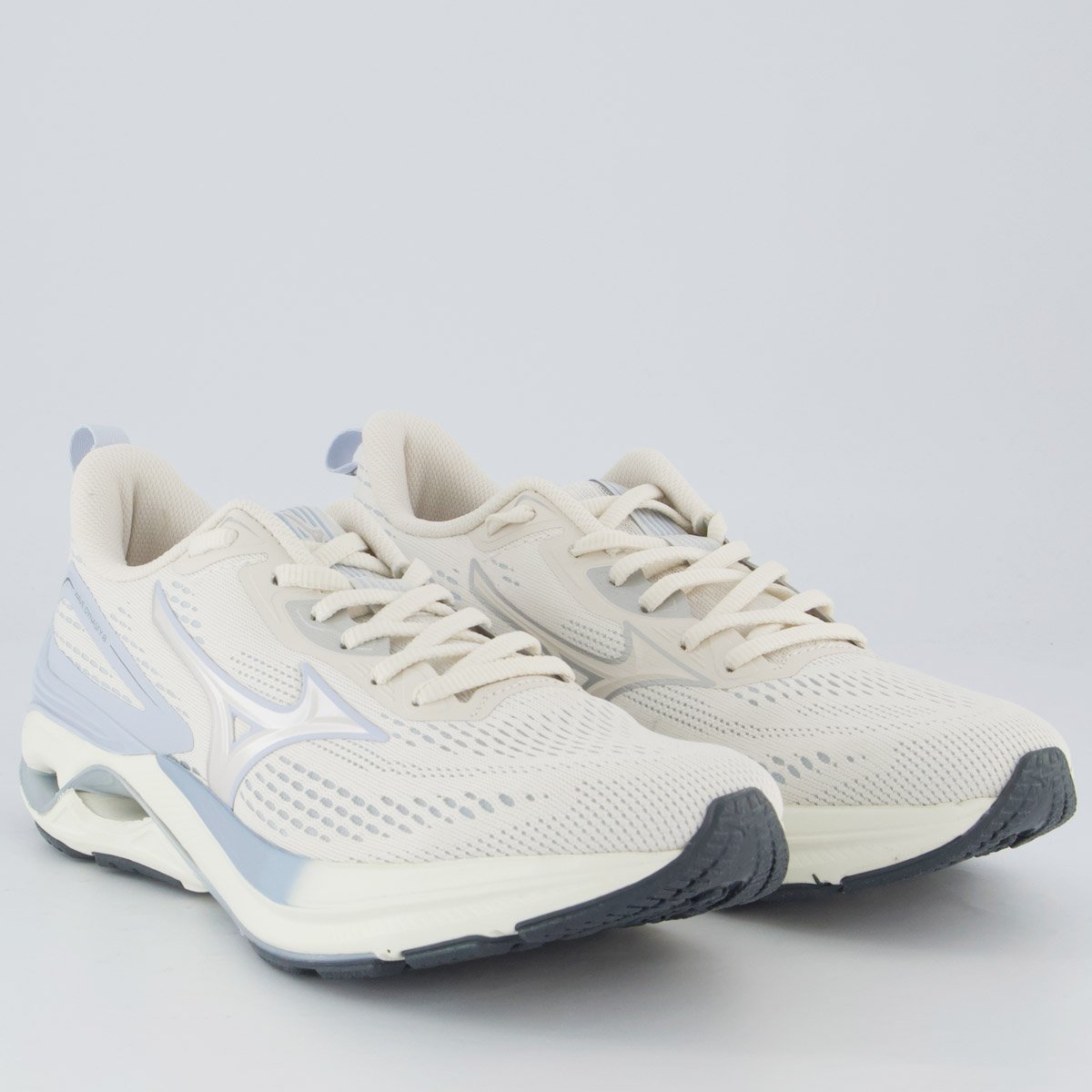 Tênis Mizuno Wave Dinasty 8 Feminino Off-White Branco 2