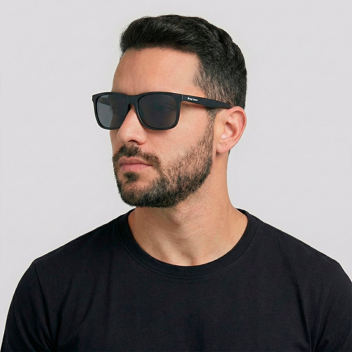 Óculos de Sol Hang Loose Sunrise Logo Preto Preto 4