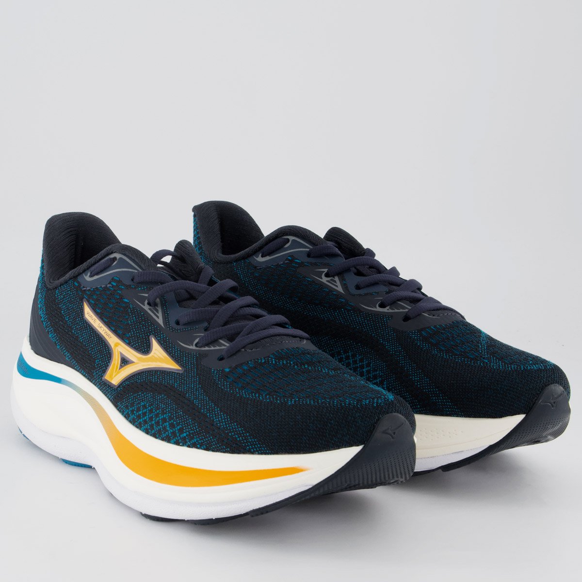 Tênis Mizuno Wave Skyway Marinho Azul Marinho 2