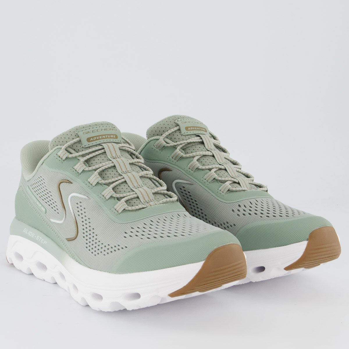 Tênis Skechers Glide-Step Sole Feminino Verde 2
