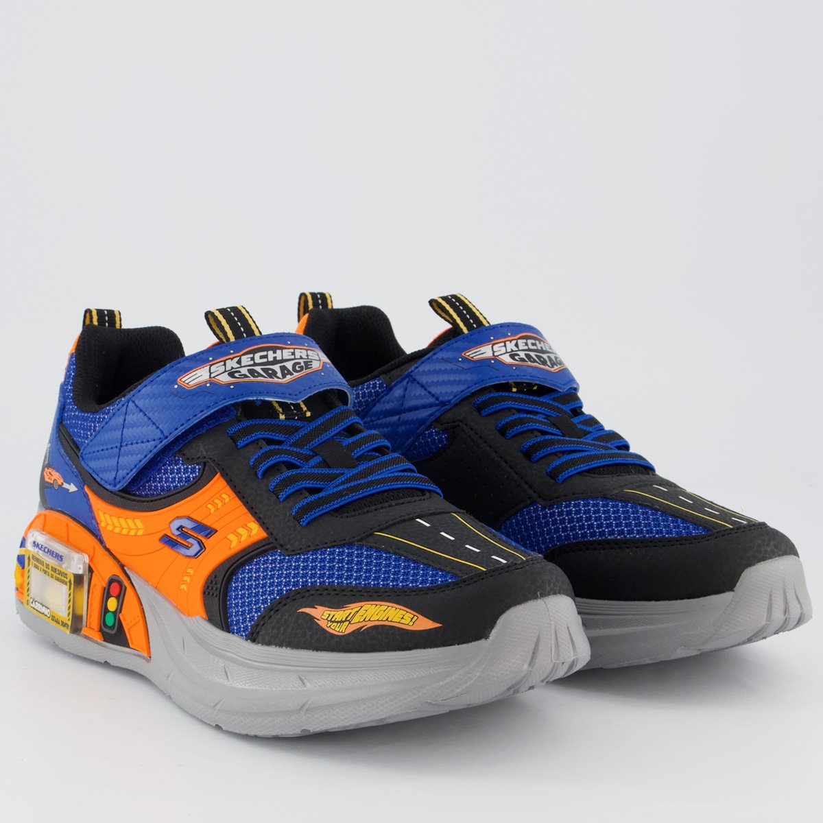 Tênis Skechers Garage Infantil Preto Multicores 2