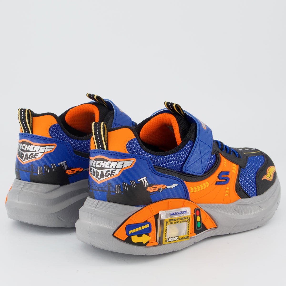 Tênis Skechers Garage Infantil Preto Multicores 3