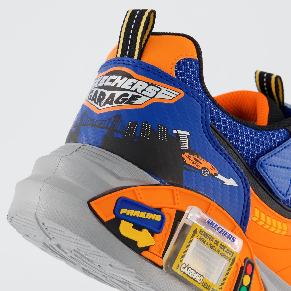 Tênis Skechers Garage Infantil Preto Multicores 6