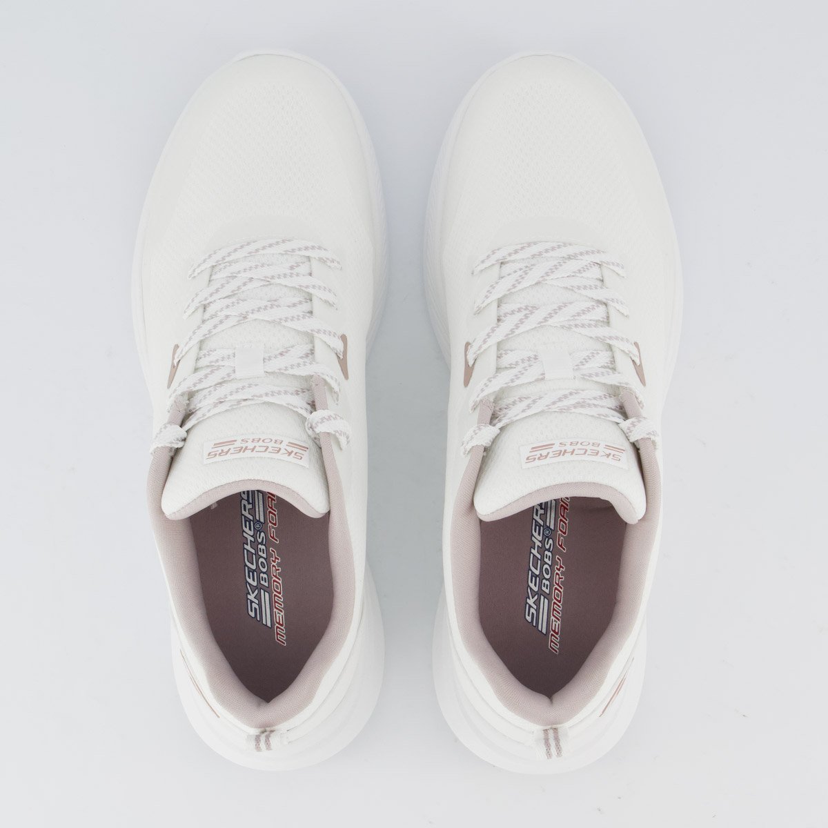 Tênis Skechers Bobs Moda Flex Feminino Branco Branco 4