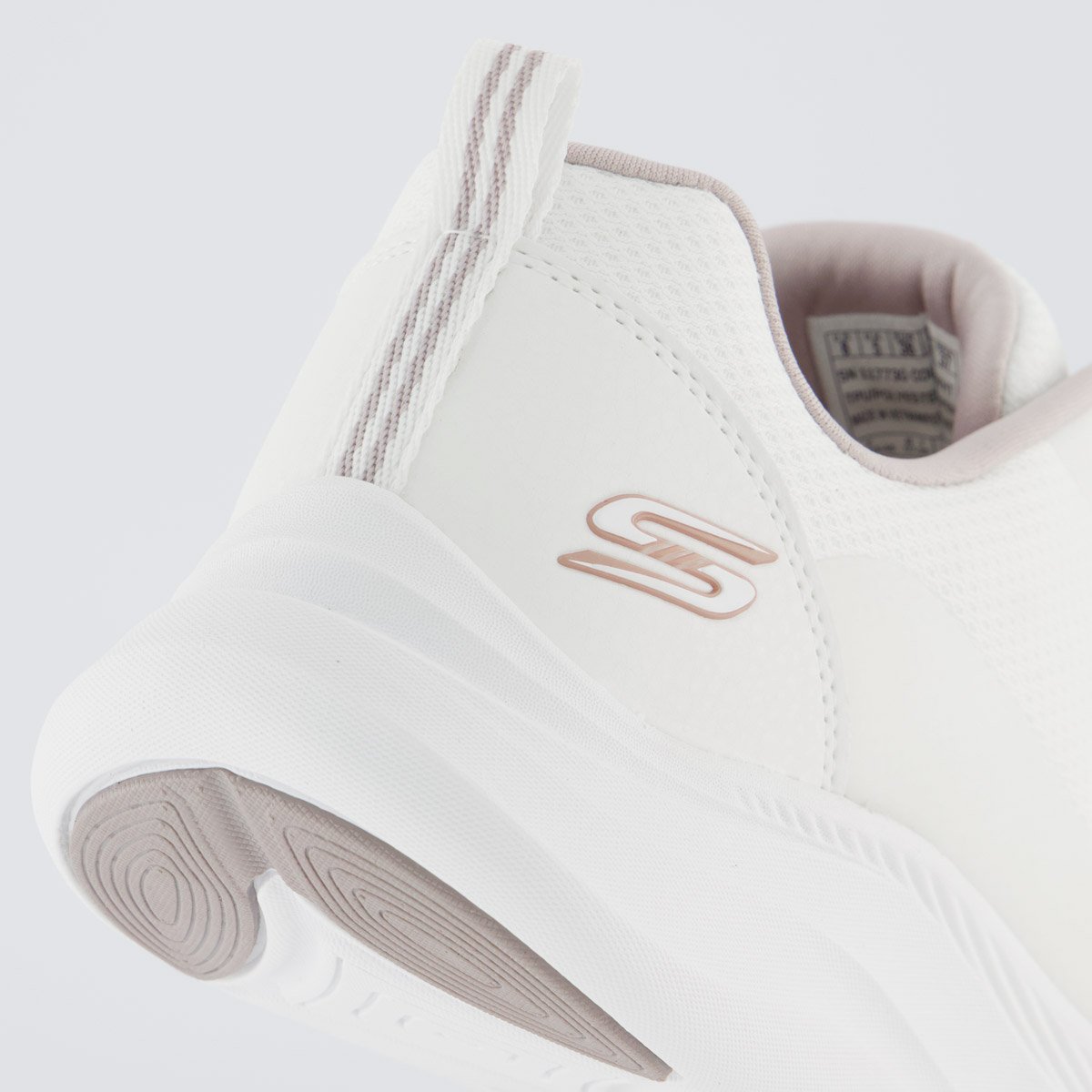 Tênis Skechers Bobs Moda Flex Feminino Branco Branco 6