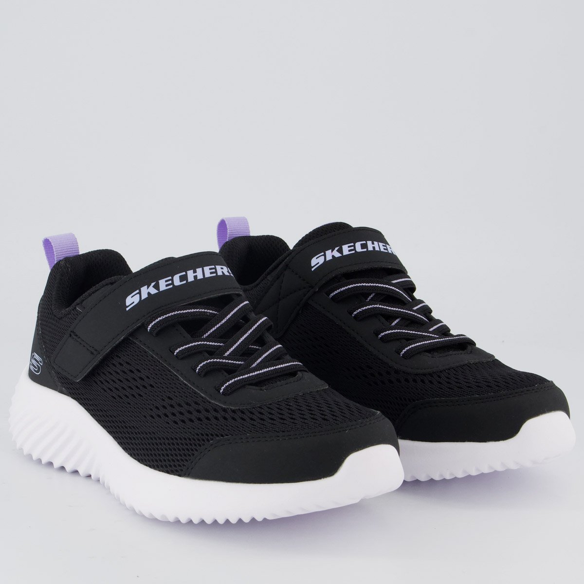 Tênis Skechers Bounder Easy Infantil Preto 2