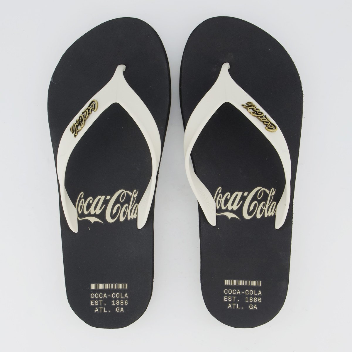 Chinelo Coca Cola Wave Jet Alma Preto
