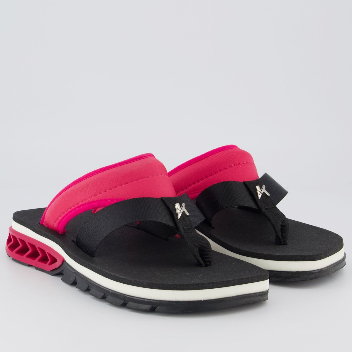 Chinelo Kenner Rakka Anitta  Preto e Rosa Rosa 3