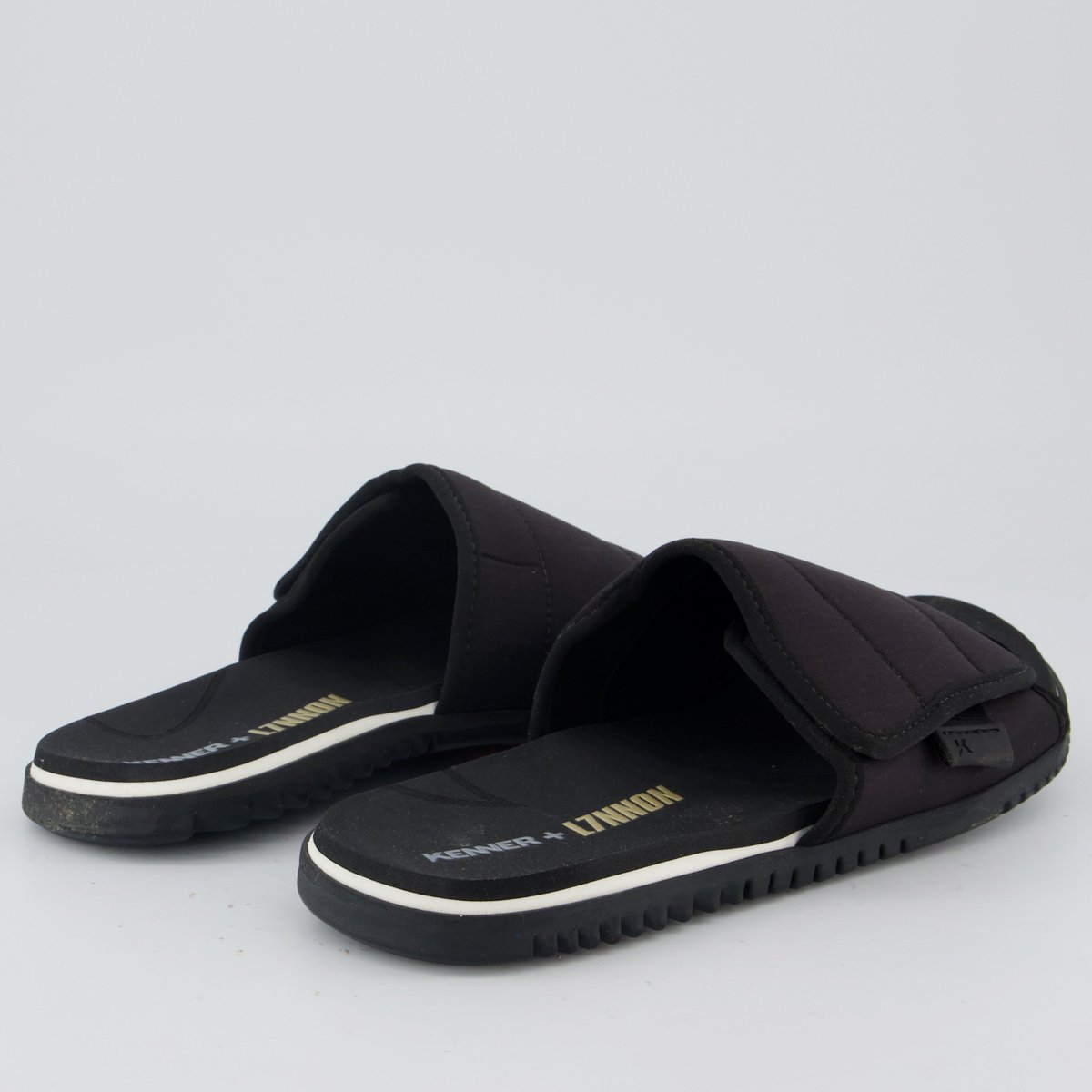 Chinelo Kenner Slide Curta L7 Preto Preto 3