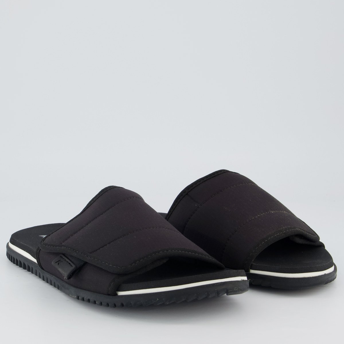 Chinelo Kenner Slide Curta L7 Preto Preto 4